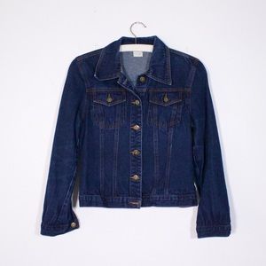Blue jean denim jacket